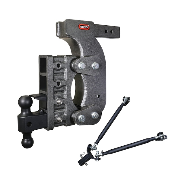 Boss Torsion Flex, 2.5" ShankHitch, Versa-Ball, Pintle/Stabilizer, GH-1524